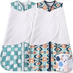NIB GUNTAIL Newborn Sleep Sack Baby Swaddle, 3 Way Adjustable Blanket, 6-12 Mos